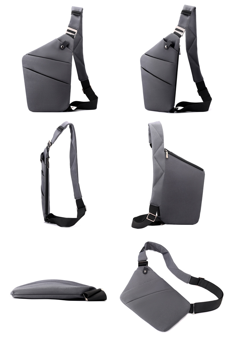 Sac à bandoulière antivol, sac de poitrine à une épaule