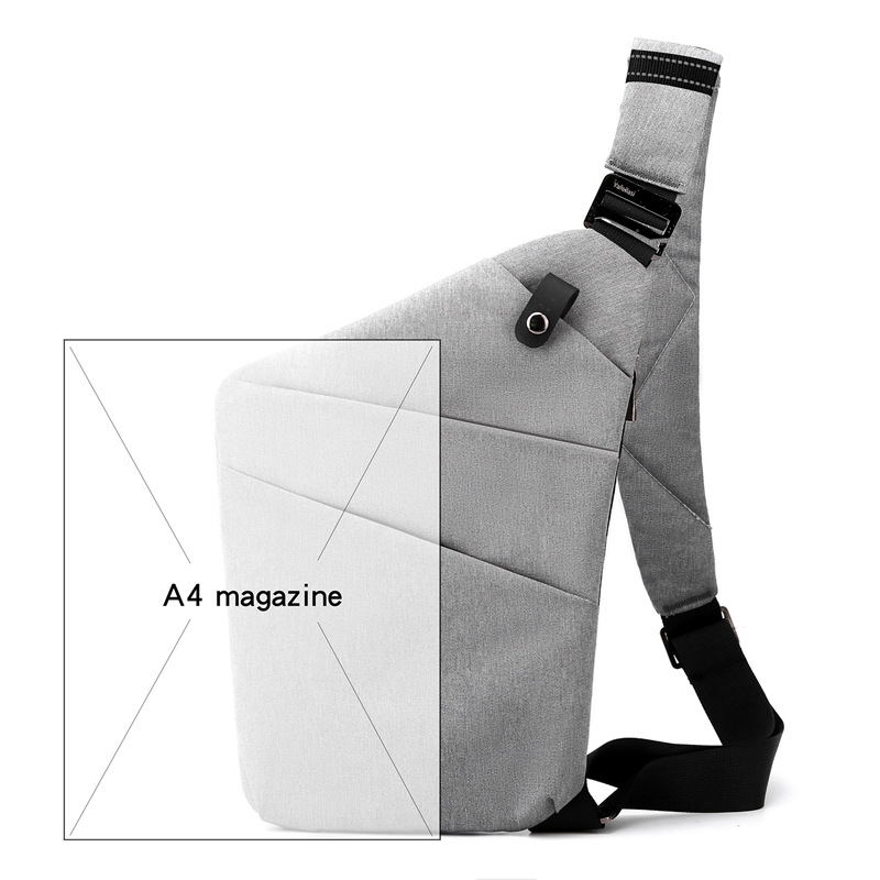 Sac à bandoulière antivol, sac de poitrine à une épaule